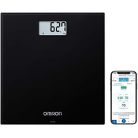 OMRON HN300T2 Intelli IT Smart Весы для ванной комнаты для измерения веса тела с поддержкой Bluetooth — черные