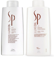 Набор для восстановления волос: шампунь Wella Professionals Sp Luxe Oil, 1000 мл