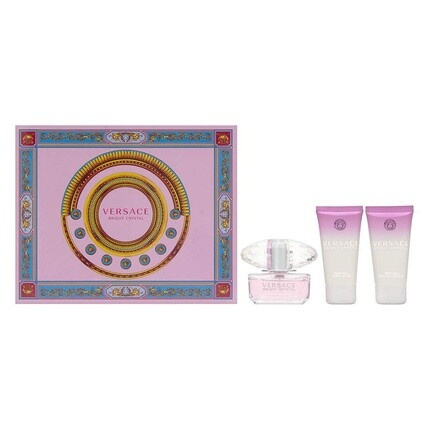 Подарочный набор из трех предметов Versace Bright Crystal для женщин, 1,7 унции