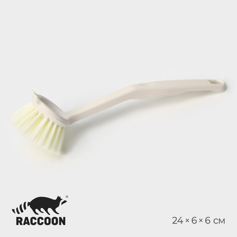 Щетка для мытья посуды raccoon breeze, 24×6 см, ворс 2,5 см Raccoon