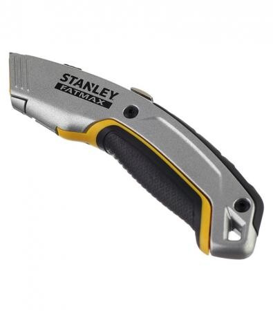 Нож строительный Stanley Xtreme 19 мм с трапециевидным выдвижным лезвием металлический корпус