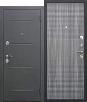 Входная дверь металл/панель Гарда 7,5 см Муар белый ясень , Венге Тобакко