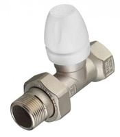 Клапан (вентиль) термостатический прямой Tiemme (3300015) 3/4 НР (ш) х 3/4 ВР (г) для радиатора