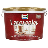 Краска латексная Jobi Latexcolor матовая белый 10 л 10 кг