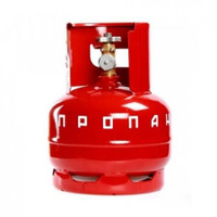 Баллон газовый пропановый НЗГА с предохранительным клапаном 5 л