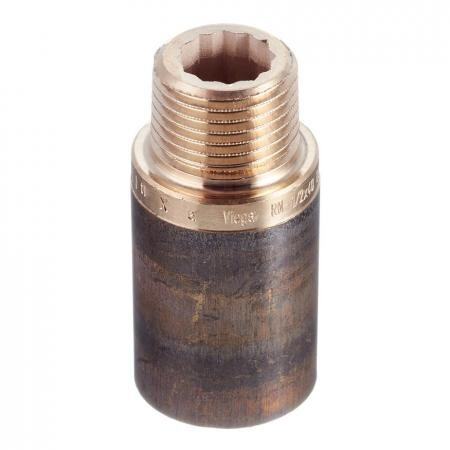 Удлинитель Viega (355005) 40 мм х 1/2 ВР (г) х 1/2 НР (ш) бронзовый