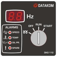 Ручной запуск генератора Datakom DKG-112 (24V energize to start)