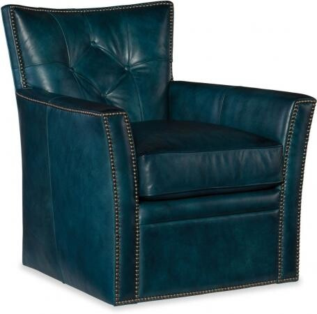 Кресло HOOKER FURNITURE Conner Swivel Club Chair Blue