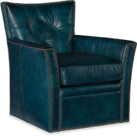 Кресло HOOKER FURNITURE Conner Swivel Club Chair Blue