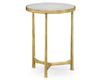 Декоративный стол Jonathan Charles Eglomise & Gilded Iron Round Lamp Table