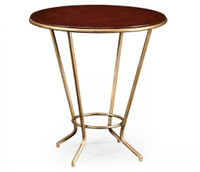 Декоративный стол Jonathan Charles Leather top & Gilded Iron Side Table
