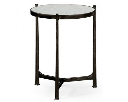 Декоративный стол Jonathan Charles Eglomise & Bronze Medium Iron Lamp Table
