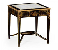 Декоративный стол Jonathan Charles Black & Eglomise Square Side Table