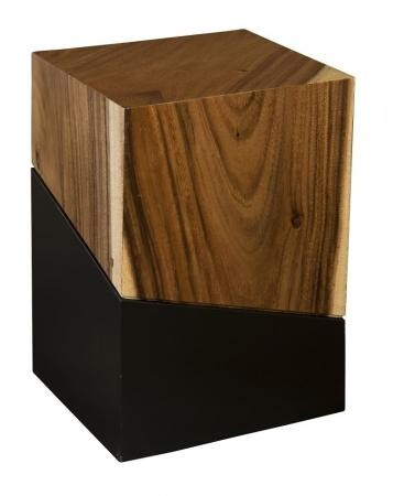 Декоративный стол Phillips Collection Geometry Side Table Natural Wood