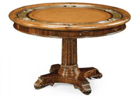 Коктейльный стол Jonathan Charles Mahogany Round Poker Table