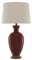 Cybil Table Lamp, Red