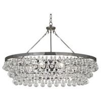 Robert Abbey Bling Chandelier in Polished Nickel Finish S1004