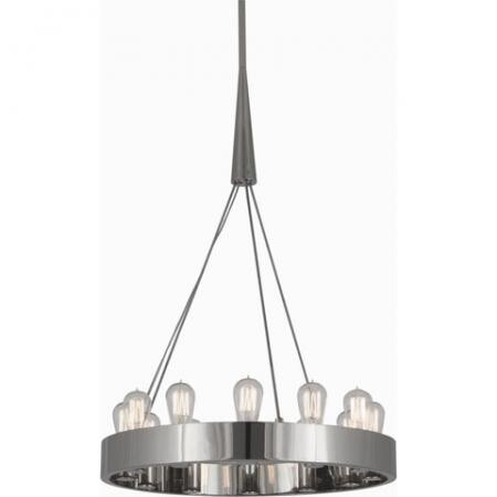 Robert Abbey Rico Espinet Candelaria Chandelier in Polished Nickel Finish S2090
