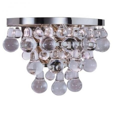 Robert Abbey Bling Wall Sconce in Polished Nickel S1001
