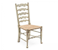 Полукресло Jonathan Charles Grey Painted Ladder Back Chair