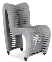 Полукресло Phillips Collection Seat Belt Dining Chair Grey
