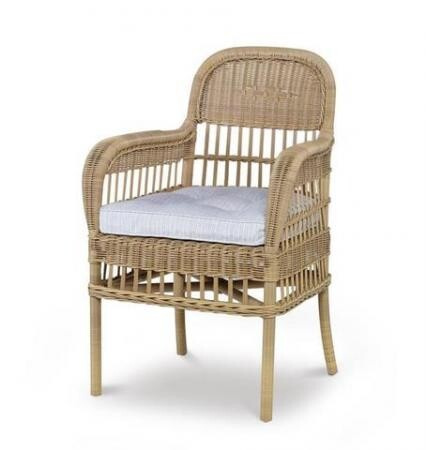 Mainland Wicker Dining Arm Chair