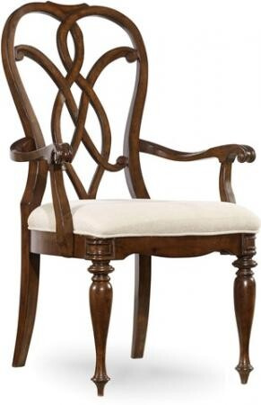 Hooker Furniture Dining Room Leesburg Splatback Arm Chair