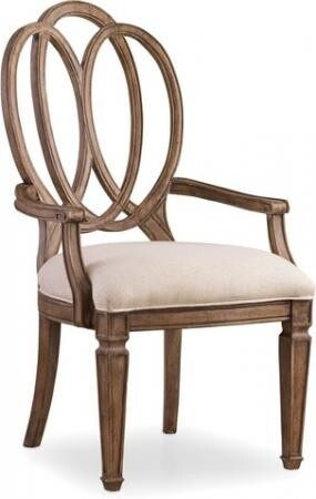 Hooker Furniture Dining Room Solana Wood Back Arm Chair