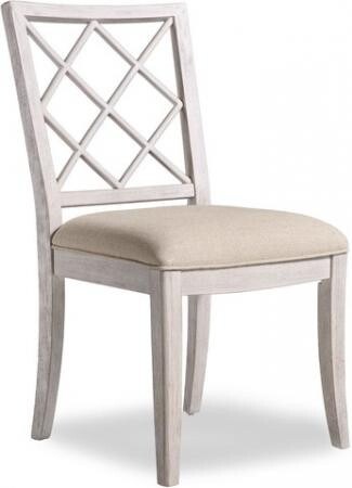 Hooker Furniture Dining Room Sunset Point Upholstered X-Back Side Chair