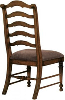 Hooker Furniture Dining Room Waverly Place Sporty Cognac Fabric Ladderback Side Chair