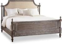 Hooker Furniture Bedroom King Fabric Upholstered Poster Bed