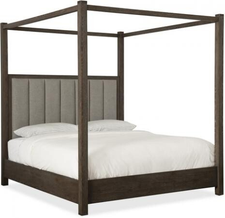 Hooker Furniture Bedroom Miramar Aventura Jackson Cal King Poster Bed w-Tall Posts & Canopy