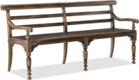 Hooker Furniture Dining Room Hill Country Helotes Dining Bench