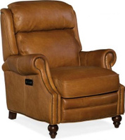 Hooker Furniture Living Room Fifer Power Recliner with Power Headrest
