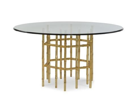 Jasper Dining Table With 54' Tempered Glass Top