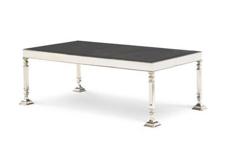 Heritage Coffee Table With Antiqued Mirror Top