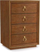 Cynthia Rowley for Hooker Furniture Bedroom Roman Four-Drawer Nightstand