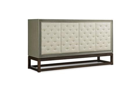 Credenza With Upholstered Door Fronts