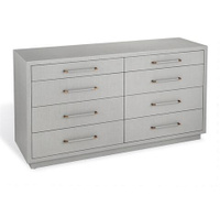 Taylor 8 Drawer Chest - Grey