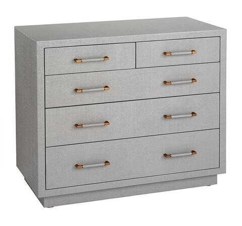 Taylor 5 Drawer Chest - Grey