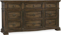Hooker Furniture Bedroom Williamson Nine-Drawer Dresser