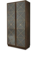 Upholstered Tall Cabinet