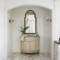 Fluted Sink Chest - Light