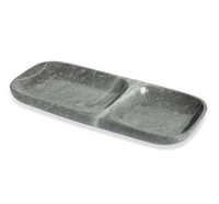 Harlow Dual Section Tray - Grey