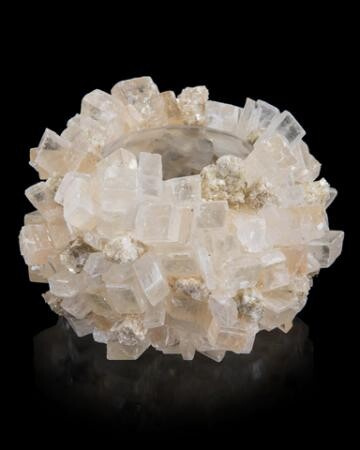 Calcite with Mica Bowl
