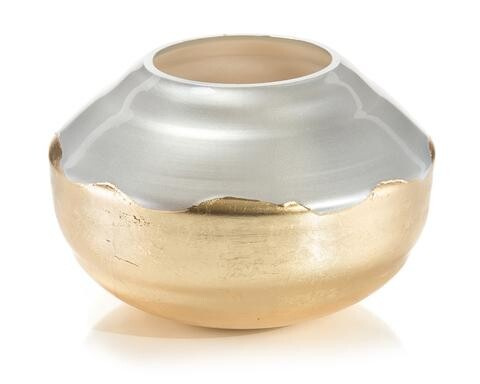 Golden Cloud Glass Bowl