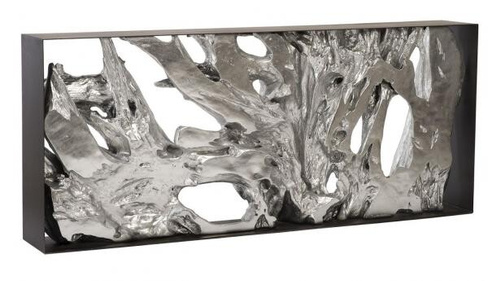 Консоль Phillips Collection Cast Root Console Table Silver
