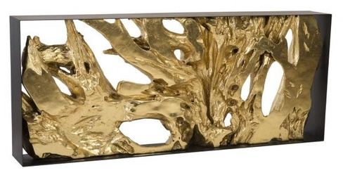 Консоль Phillips Collection Cast Root Console Table Gold