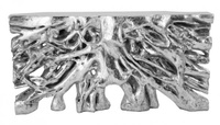 Консоль Phillips Collection Square Root Console Table Silver Leaf