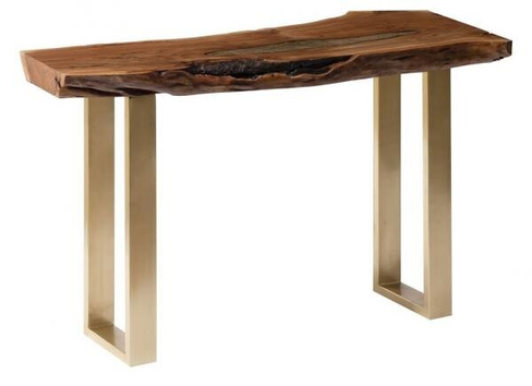Консоль Phillips Collection Molten Console Table Brass